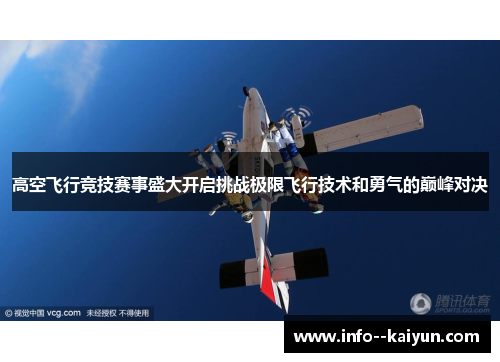 高空飞行竞技赛事盛大开启挑战极限飞行技术和勇气的巅峰对决